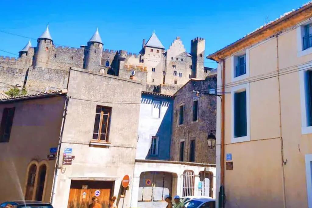 Appartement Chaleureux Au Pied De La Cite Avec Parking Carcassonne Exteriör bild